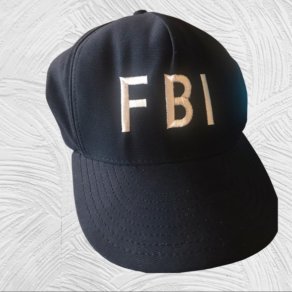 Vintage Fbi Snapback Hat Baseball Cap 